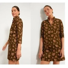Tuckernuck | NEW Hazel Bouquet Corduroy Clifton V-neckline Mini Dress Size S