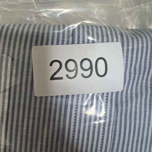 Cutter & Buck Shirt Men Medium Blue White Striped Button Long Sleeve Stretch NWT - Picture 13 of 13