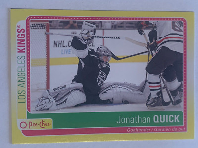 2013-14 O-Pee-Chee Stickers - JONATHAN QUICK #S-JQ Los Angeles Kings Insert