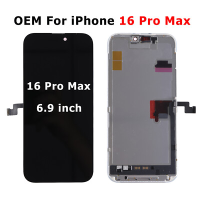 Apple 新品　iPhone 16 pro Max 純正液晶　正規品 OEM For iPhone 16 Pro Max OLED Display Touch Screen