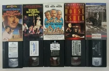 Vintage VHS Movie Lot of 5 Titles SEE DESCRIPTION FOR TITLES
