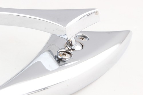 2X CHROME TEARDROP CUSTOM REARVIEW MIRRORS FOR HARLEY MOTORCYCLE CRUISER CHOPPER - Picture 5 of 8