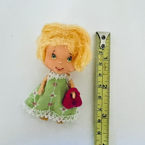Bandai Strawberry Shortcake Apple Dumplin Berry Sweet Sisters 3” Doll 2002 RARE - Picture 4 of 10