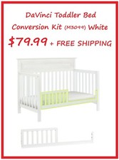 DaVinci Toddler Bed Conversion Kit in White M3099
