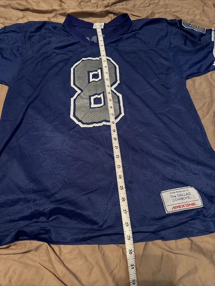 Camiseta deportiva de los Dallas Cowboys Troy Aikman juvenil mediana Foto 4 de 4
