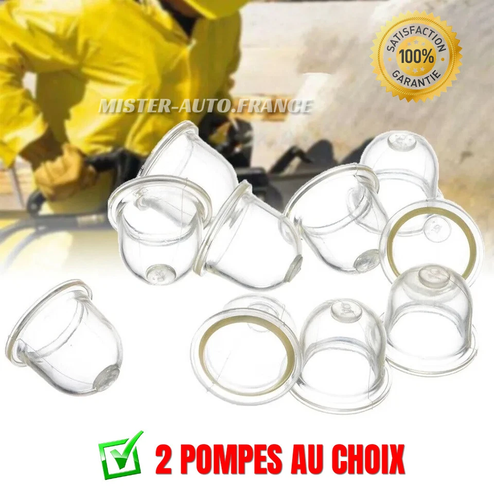LOT 2 POMPES A CARBURANT CARBURATEUR POIRE D'AMORÇAGE ✅UNIVERSELLE 22MM OU 19MM - Photo 4/4