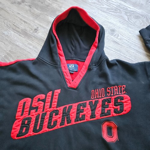 J America Hoodie Herren Gr. 4XL Oversize Ohio State OSU Buckeyes Sweatshirt Vintage - Bild 5 von 14