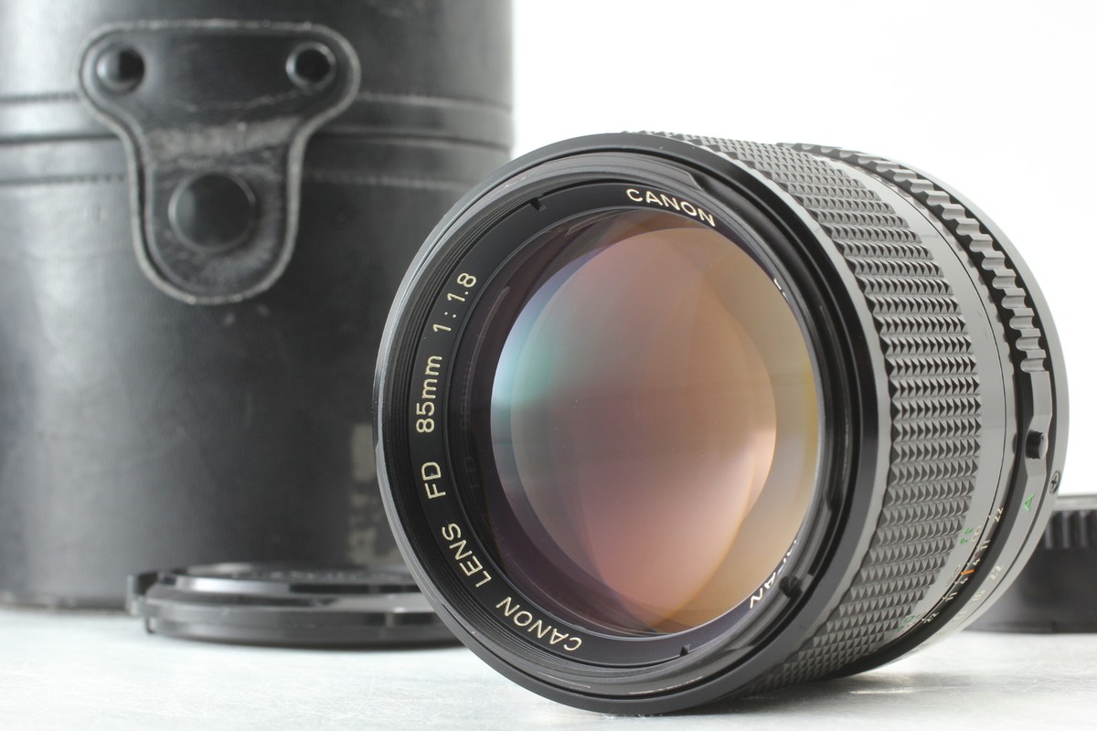 MINT in Case] Canon New FD NFD 85mm F/1.8 Portrait Prime Lens From