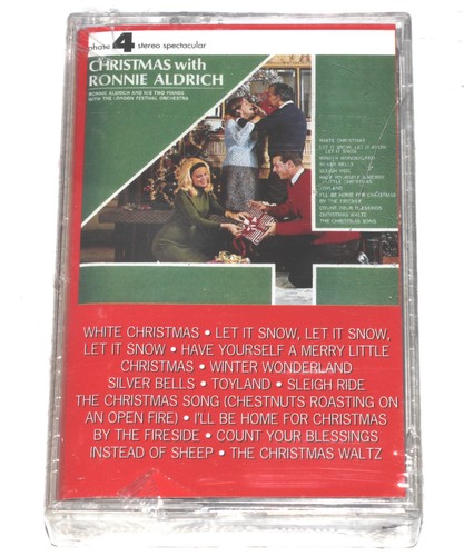 Christmas with Ronnie Aldrich & London Orchestra PHASE 4 (Cassette Tape) SEALED