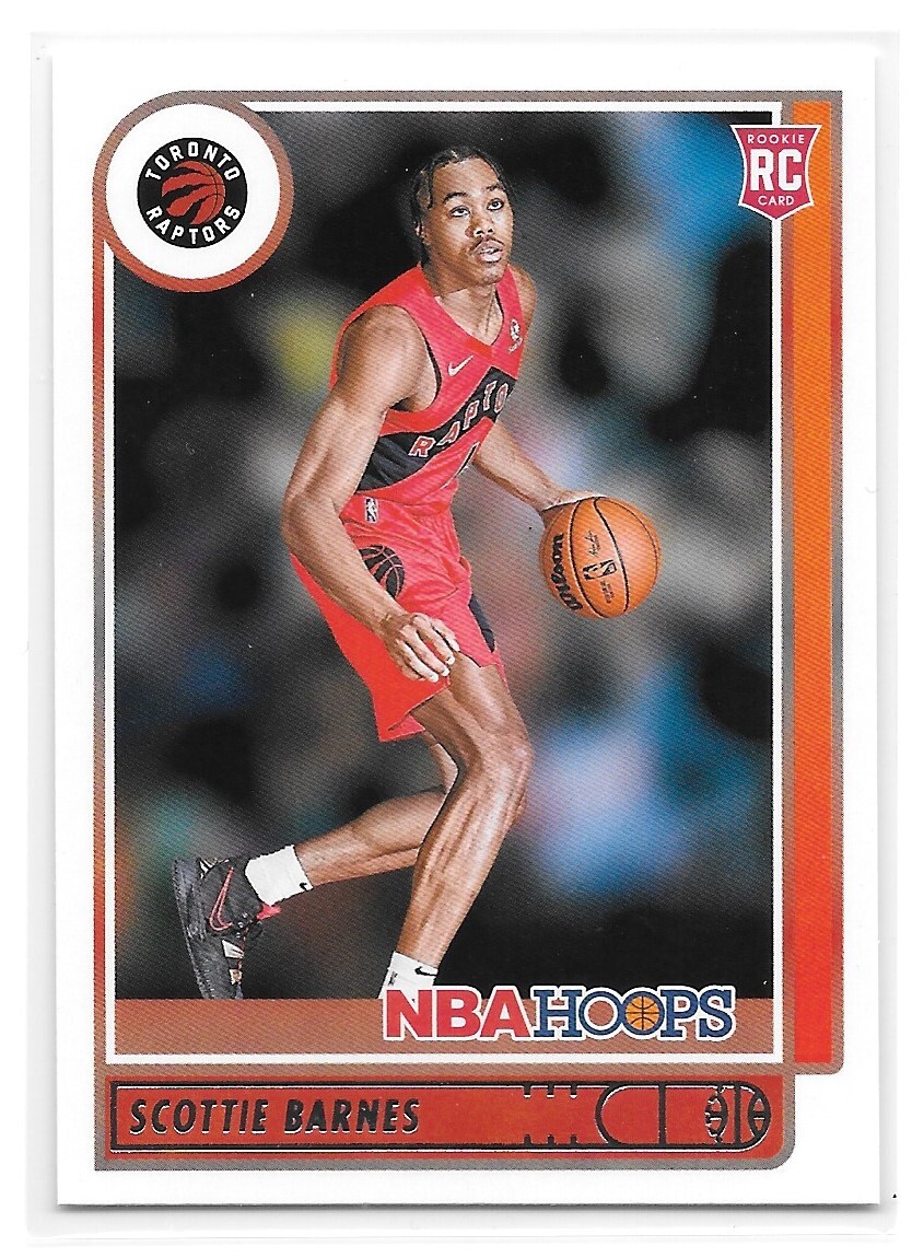 2021-22 Hoops SCOTTIE BARNES Toronto Raptors RC Rookie of the Year! #227 - QTY