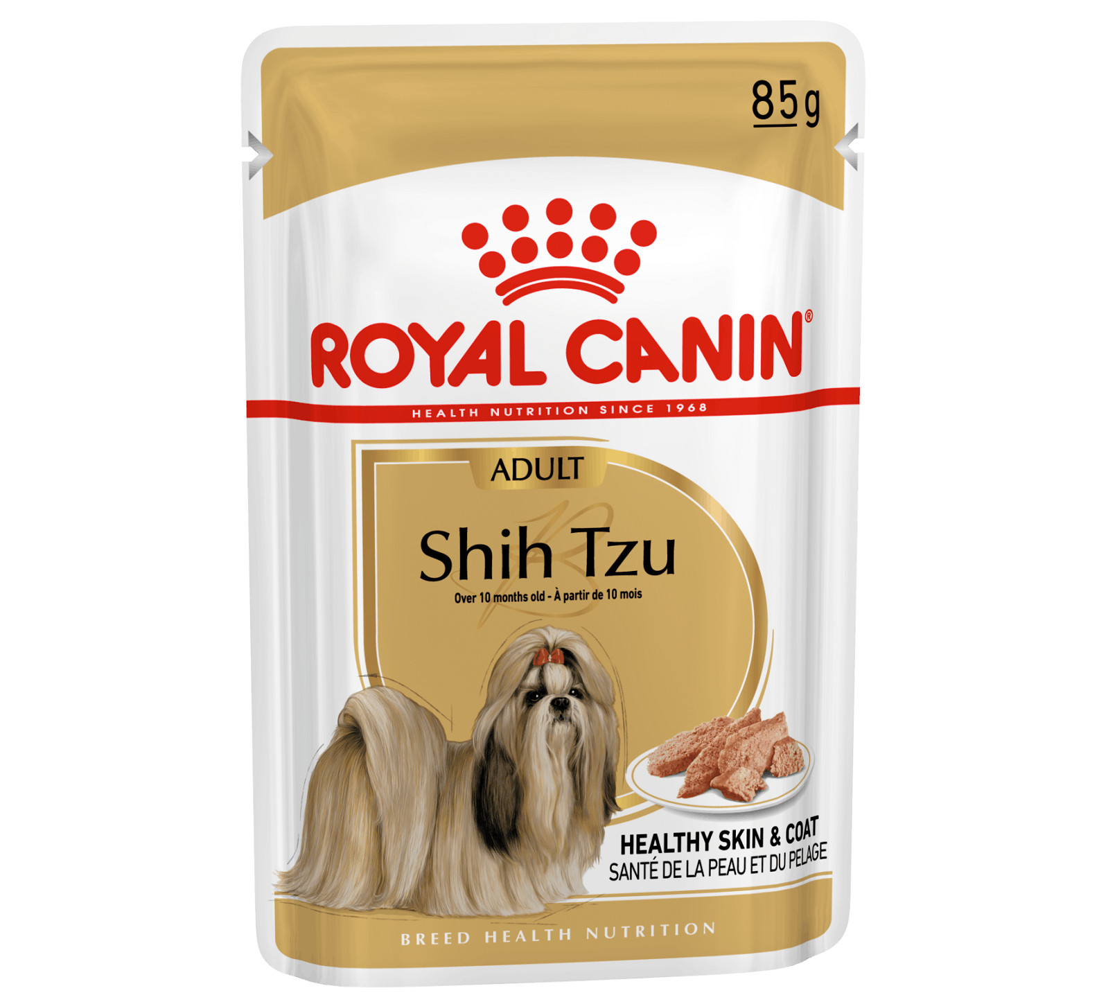 ROYAL CANIN SHIH TZU BREED POUCHES 85g x 12 : Adult Dog Wet Food rc Feed Meals