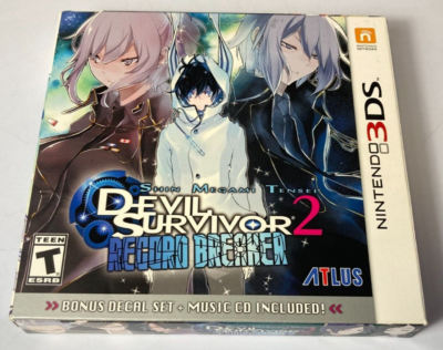 a81 Soul Hackers & Devil Survivor 2 セット SMT Devil Survivor 2 Record Breaker Box Set Nintendo 3DS *BRAND