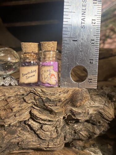 Lotto sfere di cristallo pozione fata miniatura casa delle bambole, decorazione strega mago scala 1/12 - Foto 2 di 7