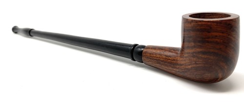 "Pipa Hobbit para fumar tabaco tallada a mano 11,5"" de largo Churchwarden Gandalf Wizard" - Imagen 5 de 6