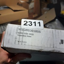 Rohl WSGMS3018SS Stainless Steel Basin Rack