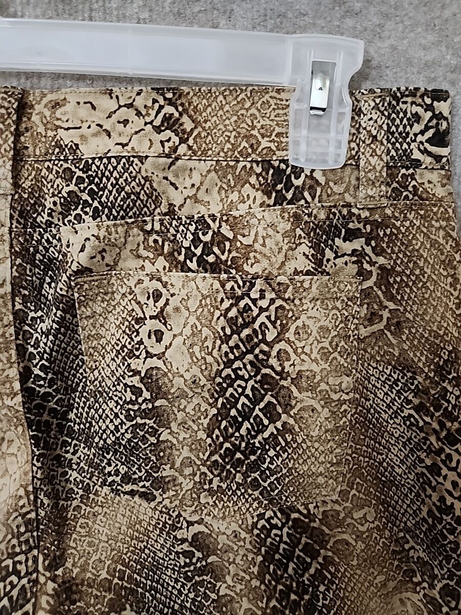 Ralph Lauren Pants Womens 10 Snakeskin Animal Print Ankle Ralph Lauren Pants Womens 10 Snakeskin Animal Print Ankle