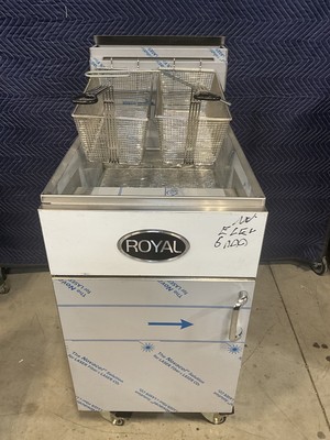 Royal Range of California RFT-75 Full Pot Floor Model Gas Fryer