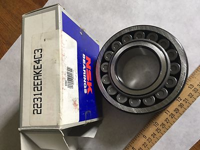NEW NSK 22312EAE4 C3,NSK 22312EAKE4C3 SPHERICAL ROLLER BEARING 60x130x46,BR