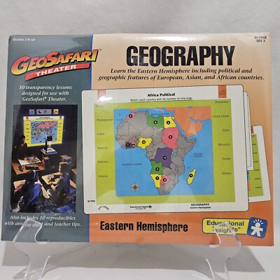 Geo Safari Theater Set 3 Geography Eastern Hemisphere Transparency Lessons