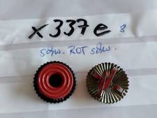 Kokarde schwarz rot schwarz 2 teilig neu 1 St&uuml;ck (x337e)