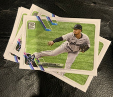 2021 Topps Update US168 Elieser Hernandez 15 Count Lot Miami Marlins