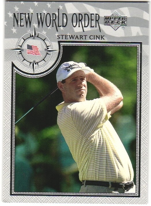 Stewart Cink 2002 Upper Deck Card # 72 Silver Boarder