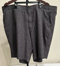 SWISSTECH Men's Shorts Size 44 Grey Cell Phone Pocket Wide Elastic Waistband