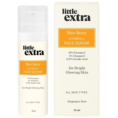 Little Extra Rice Berry 10% Vitamin C Face Serum for Glowing 30ml -free shipping