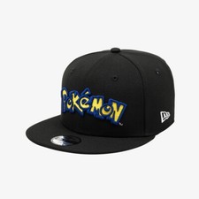 New Era Kids X Pokemon Logo Snapback, Black 100 Authentic