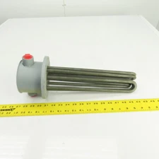 Mokon 011023 Flanged Immersion Heater Incoloy 9KW 230V 13 1/8" Long