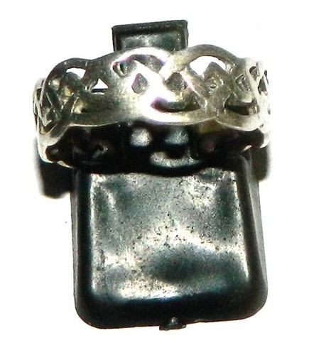 Bague En Argent Vintage - Taille 60 - Occasion En Bon état - Bijou Ancien