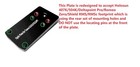 ADE Red Dot Optic Mounting Plate For Taurus G2, G3, And TX22 Pistols