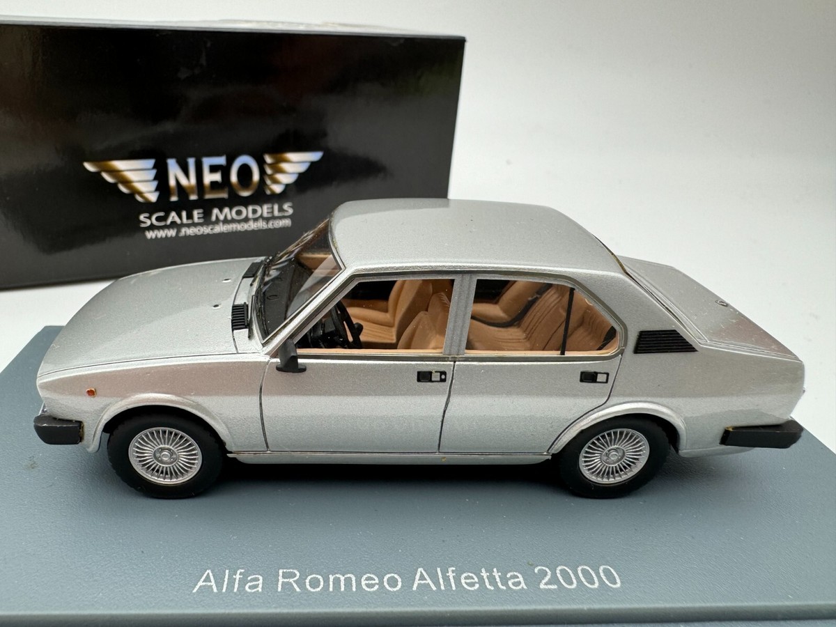NEO 1/43 Alfa Romeo Alfetta 2000 Silver #F03 | eBay