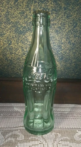 1958 Vintage LIMA OHIO Coca Cola COKE 6 oz Bottle Hobbleskirt (PB-196)