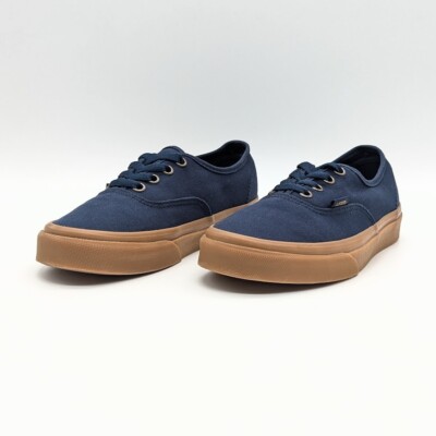 Vans - Authentic - Size 4M/5.5W - Navy Canvas / Gum Sole / Classic skate shoes