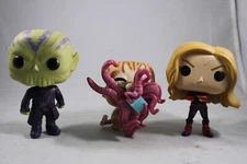 Funko POP Captain Marvel “Vers” Carol Danvers - Talos Goose Flerken lot