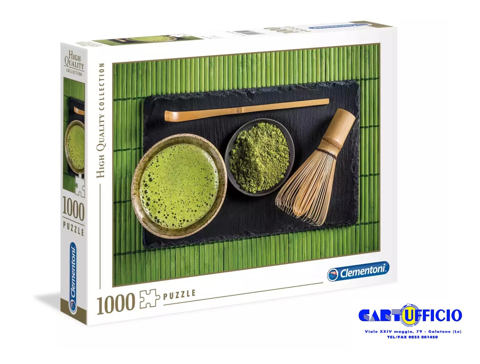 Puzzle 1000 Pezzi - Matcha Tea - High Quality Collection Clementoni