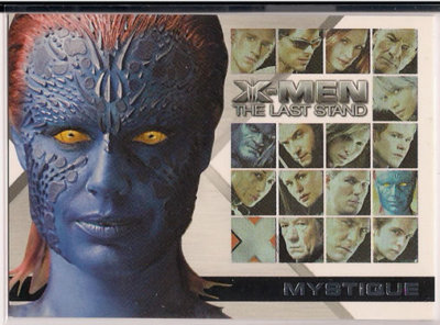 X Men 3 The Last Stand Trading Cards Casting Call Chase Card Cc7 Mystique Ebay