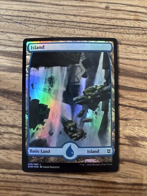 Island Magic The Gathering Foil Full Art 269/280 ZNR