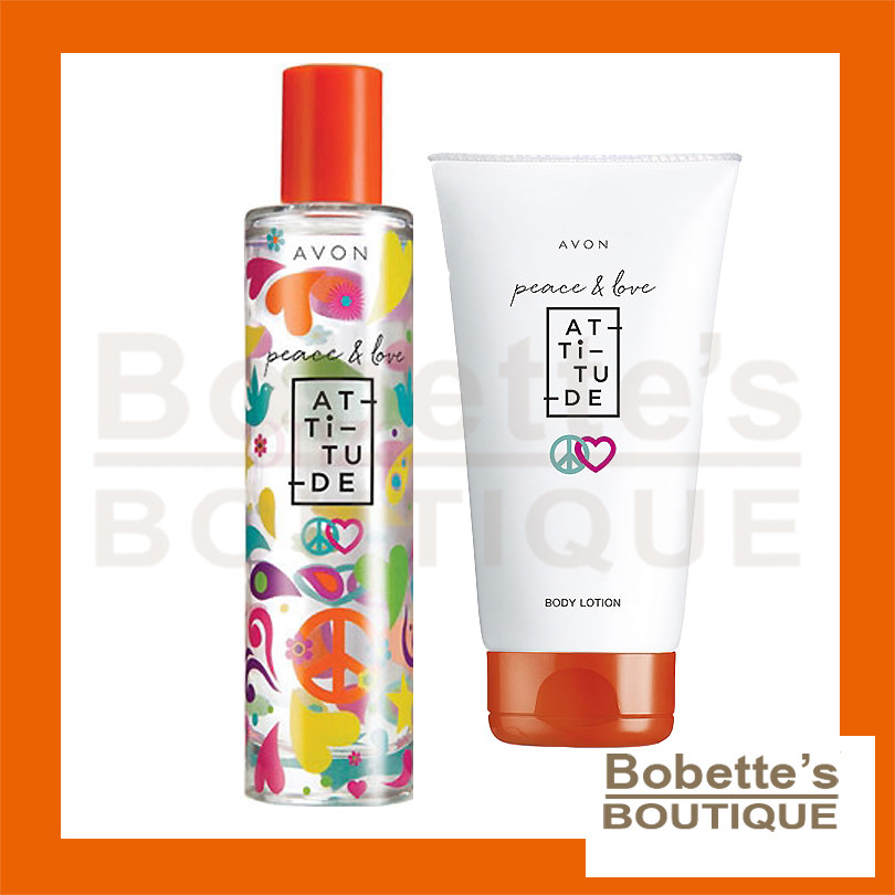 Avon Attitude Peace & Love : un duo eau de toilette et crème pour célébrer la sérénité