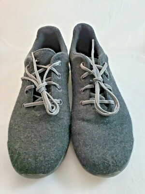 GIESSWEIN MERINO Wool Runners Mens Shoes Antracite Sz 45 Charcoal Grey