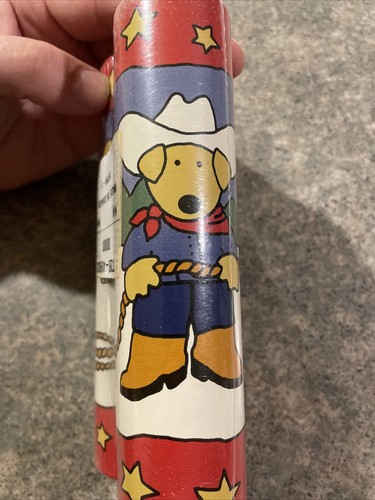 Vintage Wallpaper Boarder (Rare) 2 Rolls Cowboy Dog - Picture 5 of 9