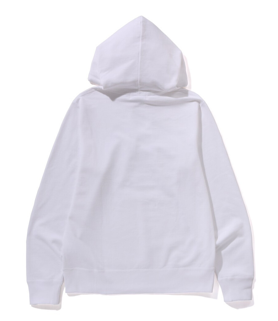A BATHNIG APE Men's BITMAP COLLEGE PULLOVER HOODIE