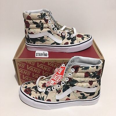 sk8 vans with roses