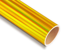 Teckwrap Holographic Permanent Vinyl - Lemon - 12"x12" Sheets, pack of 10