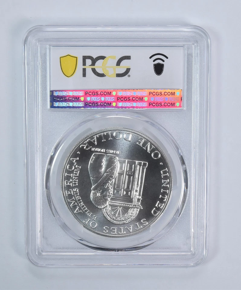 1992-D White House Commemorative Dollar MS70 PCGS Blue Label *2606 - Image 2 of 4