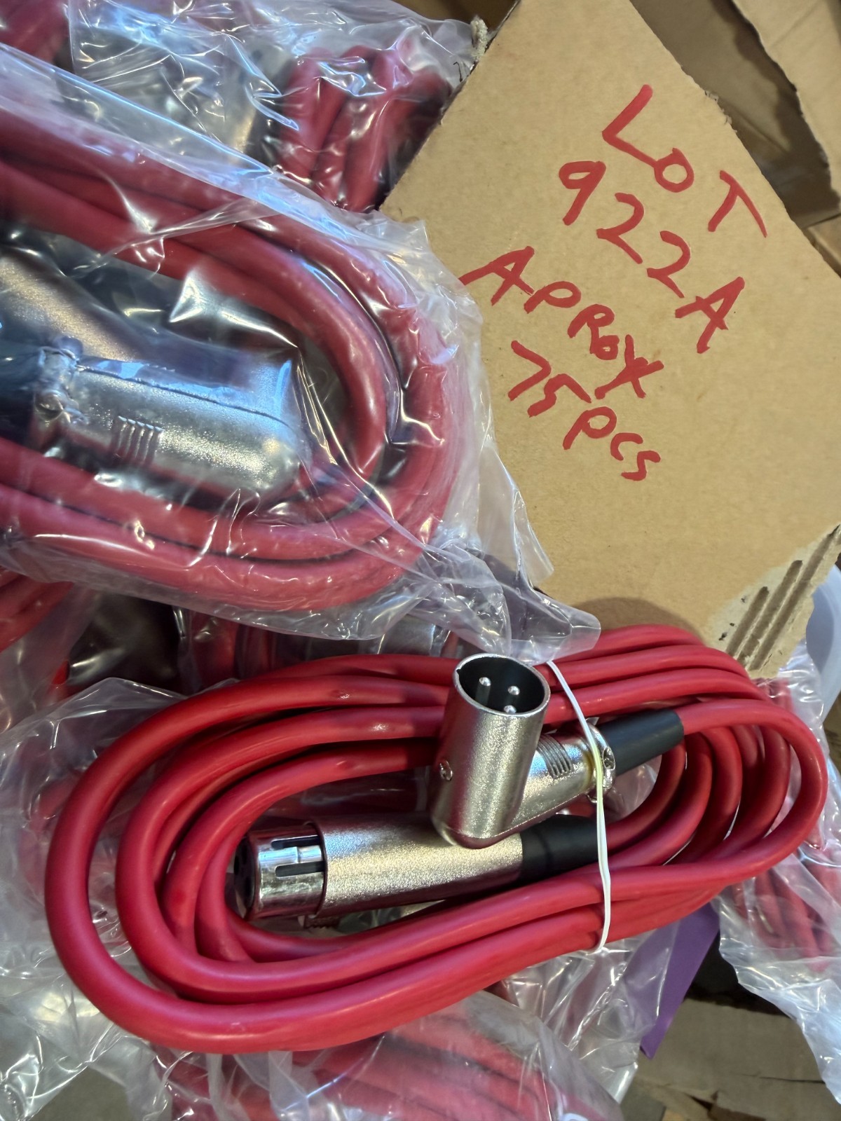 10 ft foot right angle 3 pin xlr shielded balanced audio cables LOT 922A