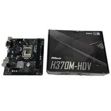 ASRock H370M-HDV LGA1151/ Intel H370/ DDR4 Micro ATX Motherboard #D5435 (AR)
