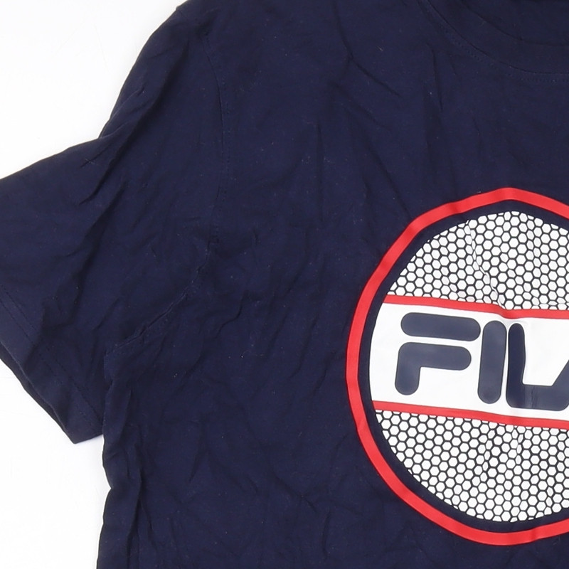 T shirt Fila uomo blu girocollo manica corta S