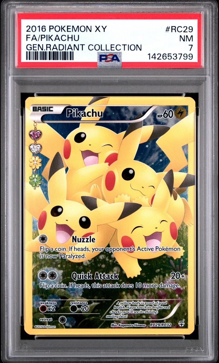 【ARS AU 真贋鑑定】英語版ピカチュウ Pikachu RC7/RC25 Pikachu Pokémon TCG Professional Sports Authenticator (PSA) Grade